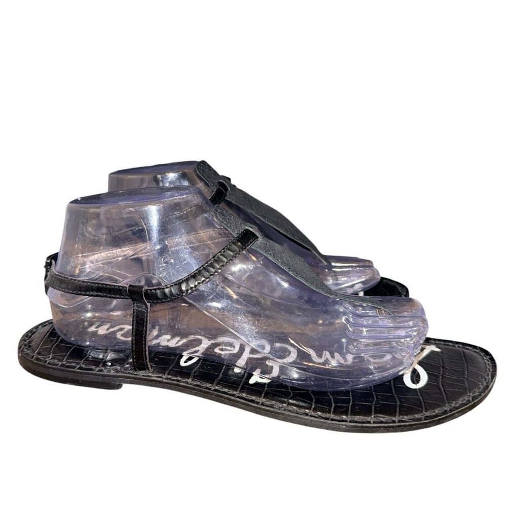Sam Edelman Leather GIGI  sandals Us size 11 Black - Picture 2 of 6